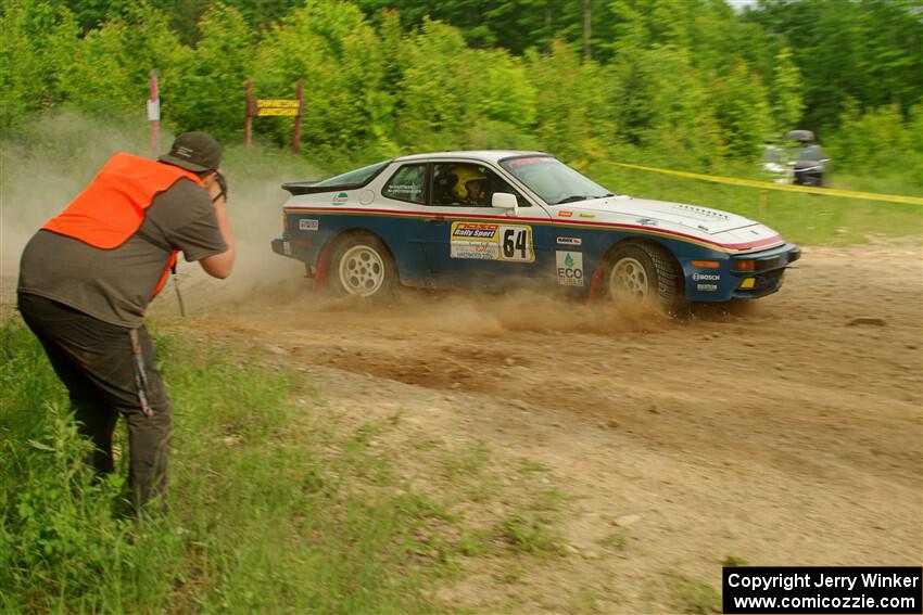 Kris Pfotenhauer / Lynn Hartman Porsche 944 on SS5, Chainsaw Junction.