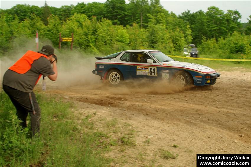 Kris Pfotenhauer / Lynn Hartman Porsche 944 on SS5, Chainsaw Junction.