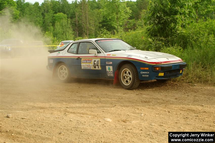 Kris Pfotenhauer / Lynn Hartman Porsche 944 on SS5, Chainsaw Junction.