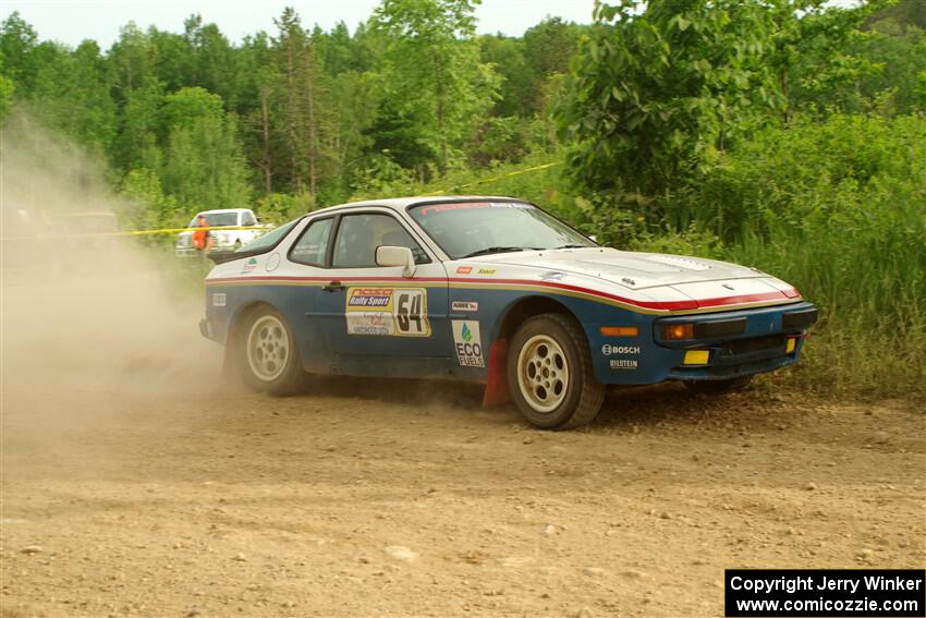 Kris Pfotenhauer / Lynn Hartman Porsche 944 on SS5, Chainsaw Junction.