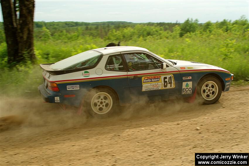 Kris Pfotenhauer / Lynn Hartman Porsche 944 on SS5, Chainsaw Junction.