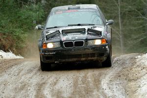 Keenan Phillips / Salina Melotti BMW 328i on SS7, Hunters-McCormick Lake I.