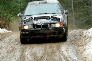 Keenan Phillips / Salina Melotti BMW 328i on SS7, Hunters-McCormick Lake I.