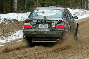 Keenan Phillips / Salina Melotti BMW 328i on SS7, Hunters-McCormick Lake I.