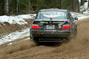 Keenan Phillips / Salina Melotti BMW 328i on SS7, Hunters-McCormick Lake I.