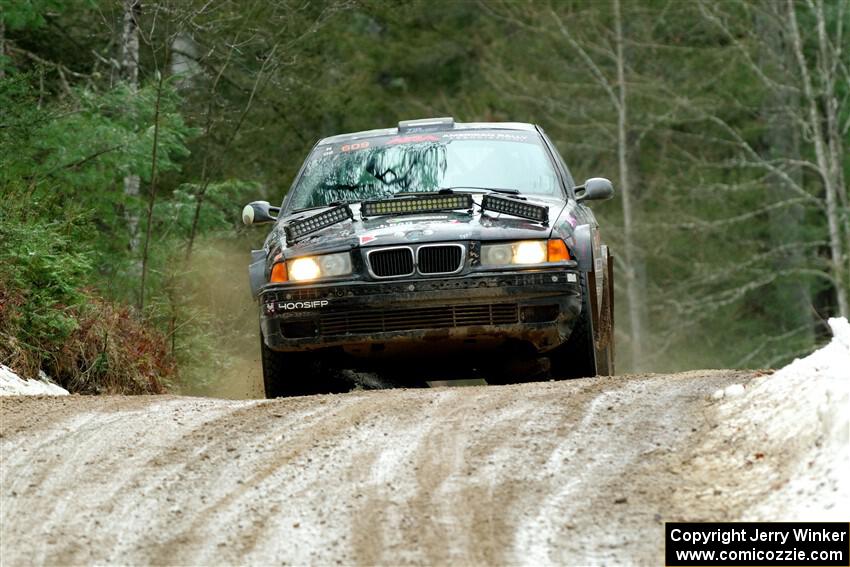 Keenan Phillips / Salina Melotti BMW 328i on SS7, Hunters-McCormick Lake I.