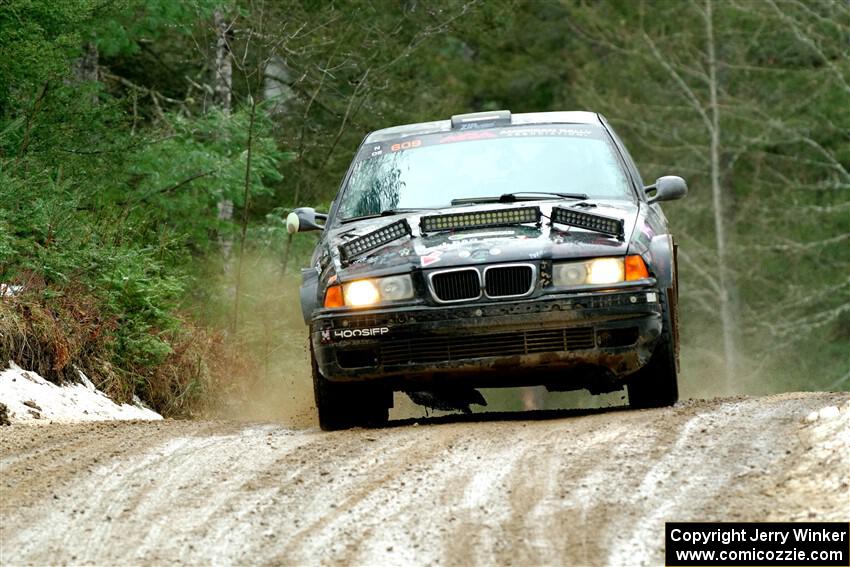 Keenan Phillips / Salina Melotti BMW 328i on SS7, Hunters-McCormick Lake I.