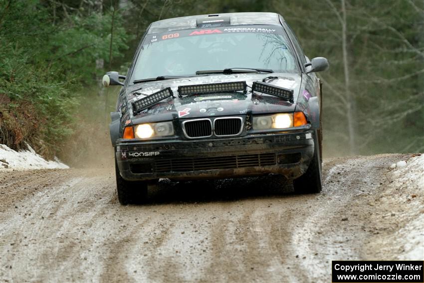 Keenan Phillips / Salina Melotti BMW 328i on SS7, Hunters-McCormick Lake I.