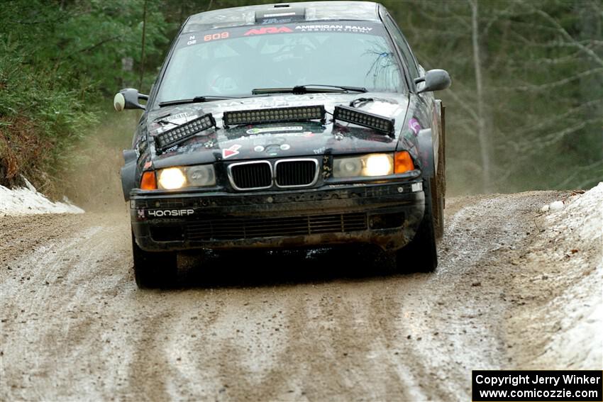 Keenan Phillips / Salina Melotti BMW 328i on SS7, Hunters-McCormick Lake I.