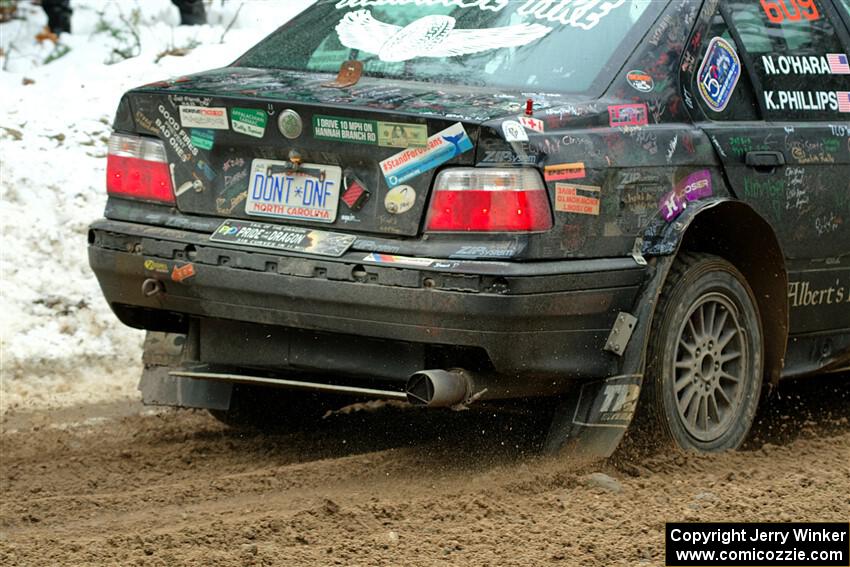 Keenan Phillips / Salina Melotti BMW 328i on SS7, Hunters-McCormick Lake I.