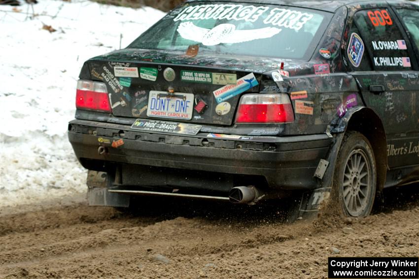 Keenan Phillips / Salina Melotti BMW 328i on SS7, Hunters-McCormick Lake I.