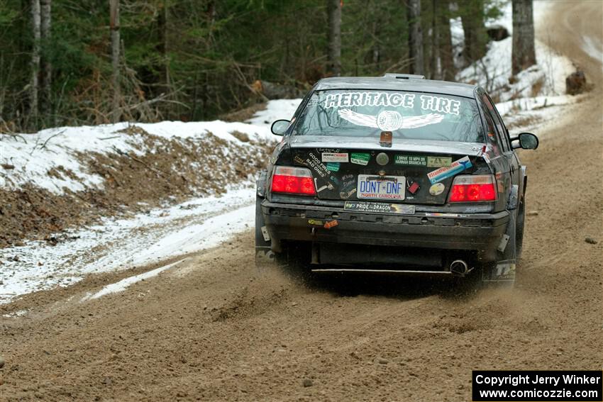 Keenan Phillips / Salina Melotti BMW 328i on SS7, Hunters-McCormick Lake I.