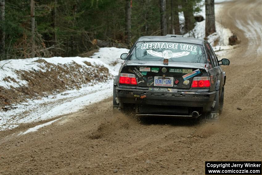 Keenan Phillips / Salina Melotti BMW 328i on SS7, Hunters-McCormick Lake I.