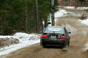 Keenan Phillips / Salina Melotti BMW 328i on SS7, Hunters-McCormick Lake I.