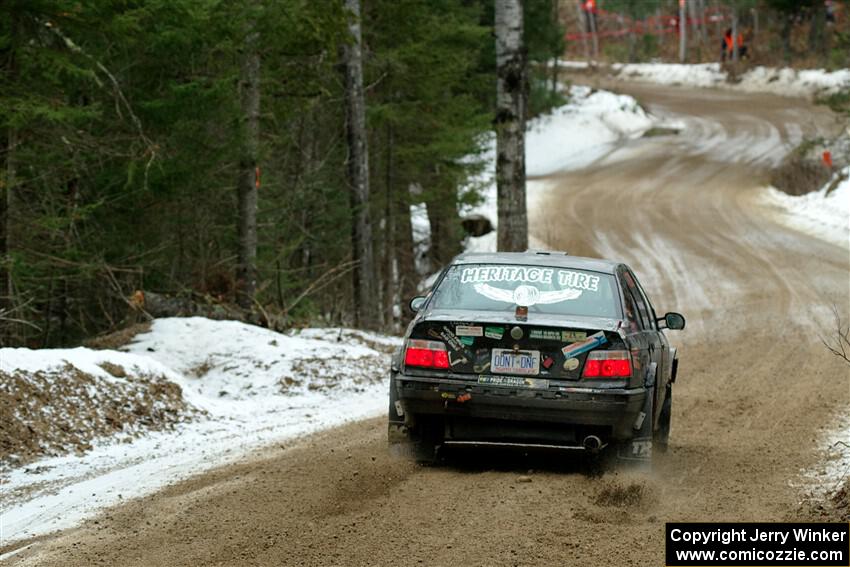 Keenan Phillips / Salina Melotti BMW 328i on SS7, Hunters-McCormick Lake I.