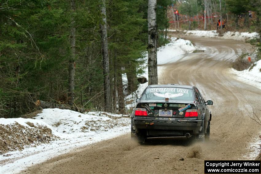 Keenan Phillips / Salina Melotti BMW 328i on SS7, Hunters-McCormick Lake I.