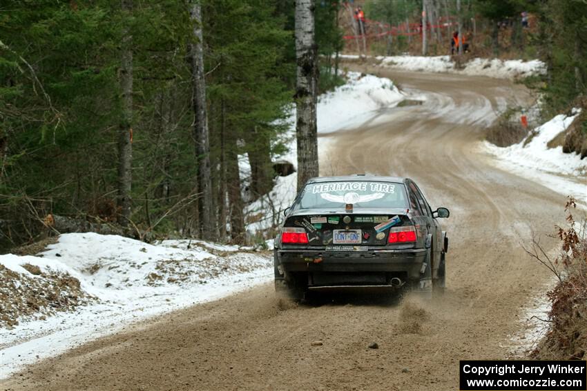 Keenan Phillips / Salina Melotti BMW 328i on SS7, Hunters-McCormick Lake I.