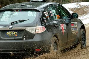 Erik Buetow / Jordan Buetow Subaru Impreza on SS7, Hunters-McCormick Lake I.