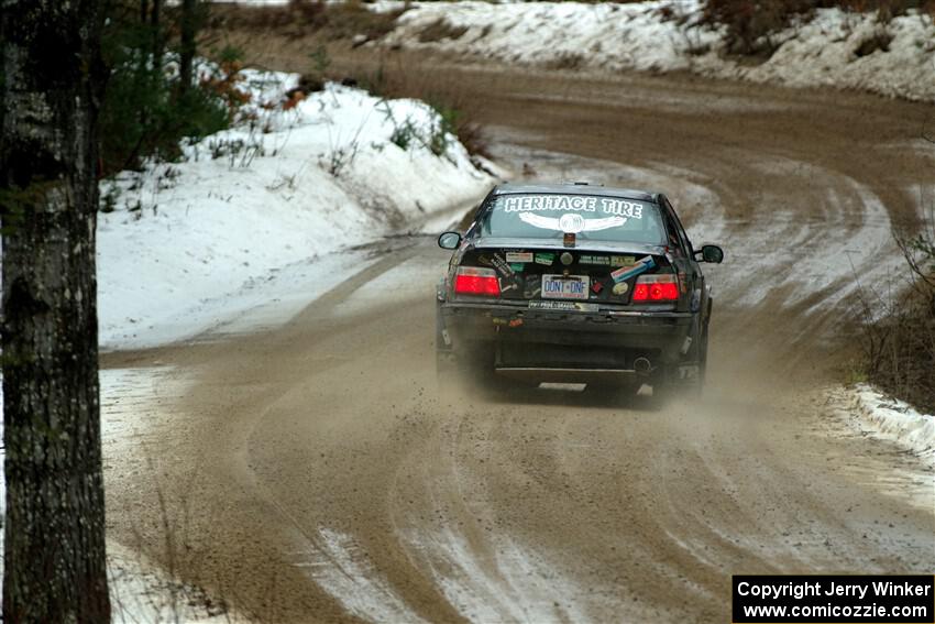 Keenan Phillips / Salina Melotti BMW 328i on SS7, Hunters-McCormick Lake I.