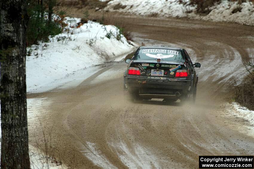 Keenan Phillips / Salina Melotti BMW 328i on SS7, Hunters-McCormick Lake I.