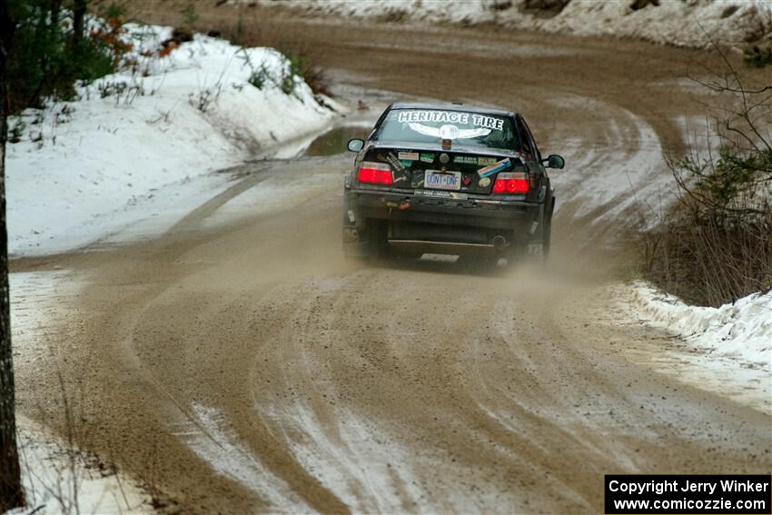 Keenan Phillips / Salina Melotti BMW 328i on SS7, Hunters-McCormick Lake I.