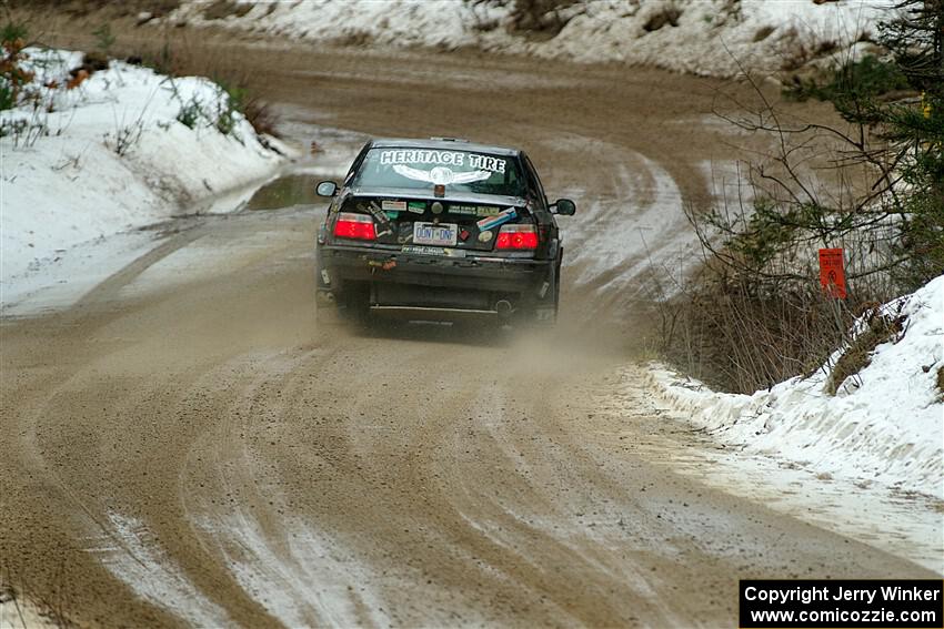 Keenan Phillips / Salina Melotti BMW 328i on SS7, Hunters-McCormick Lake I.