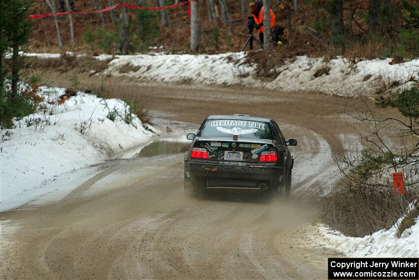 Keenan Phillips / Salina Melotti BMW 328i on SS7, Hunters-McCormick Lake I.