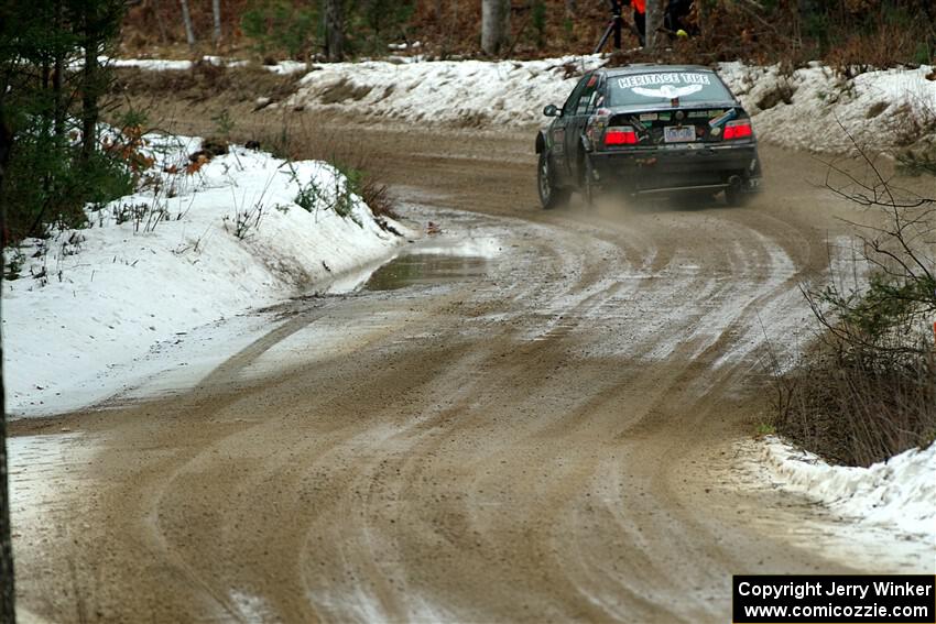 Keenan Phillips / Salina Melotti BMW 328i on SS7, Hunters-McCormick Lake I.