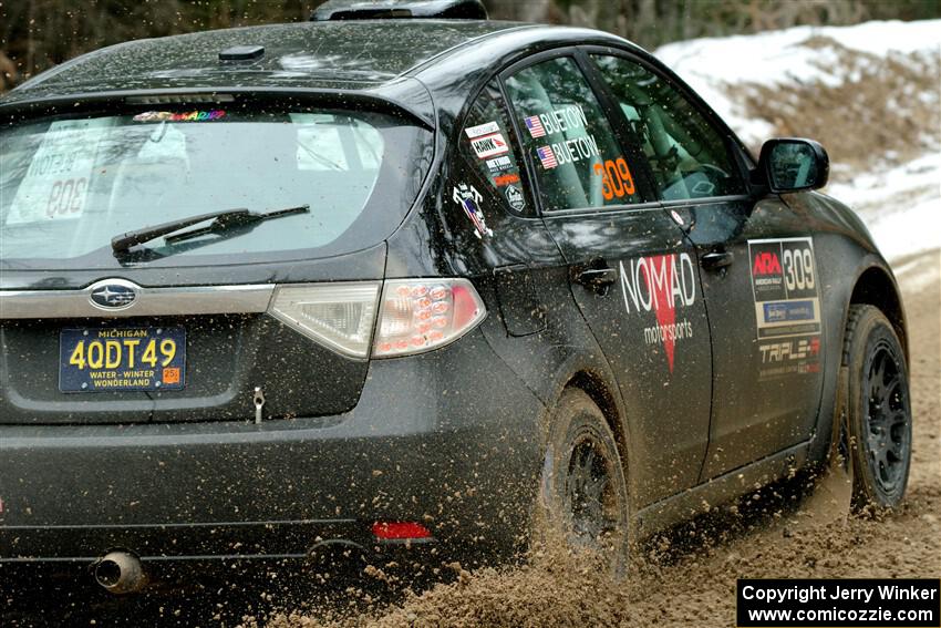 Erik Buetow / Jordan Buetow Subaru Impreza on SS7, Hunters-McCormick Lake I.