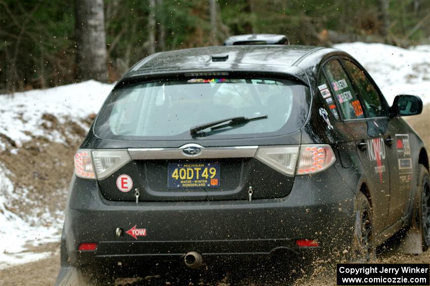 Erik Buetow / Jordan Buetow Subaru Impreza on SS7, Hunters-McCormick Lake I.