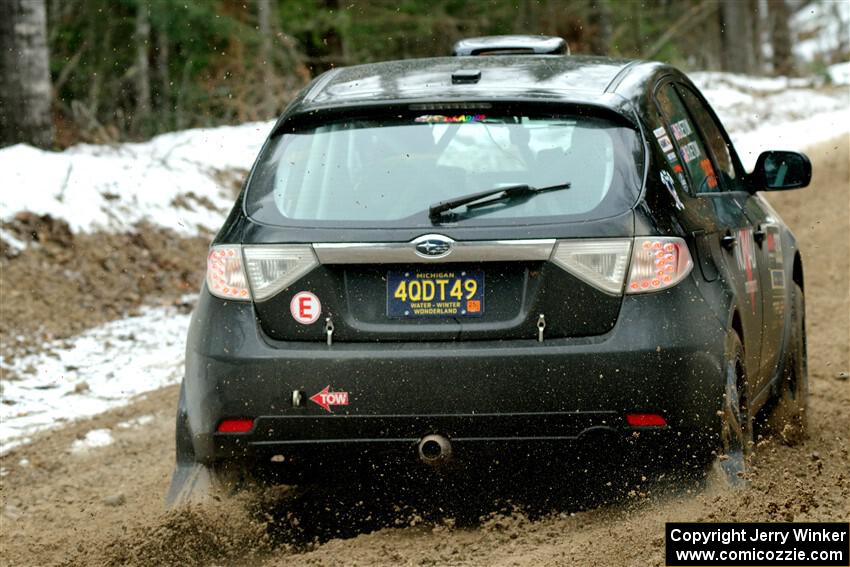 Erik Buetow / Jordan Buetow Subaru Impreza on SS7, Hunters-McCormick Lake I.