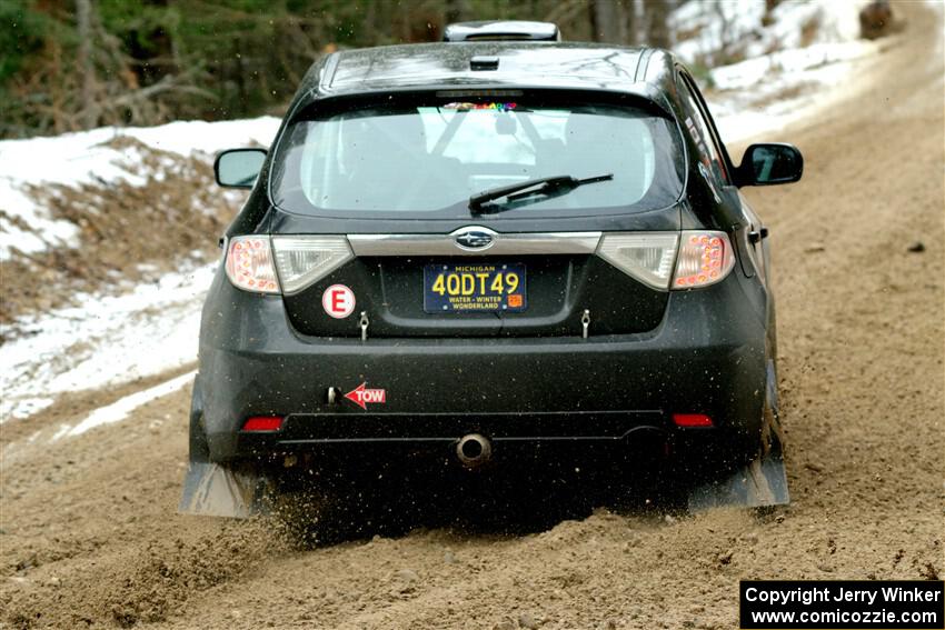 Erik Buetow / Jordan Buetow Subaru Impreza on SS7, Hunters-McCormick Lake I.