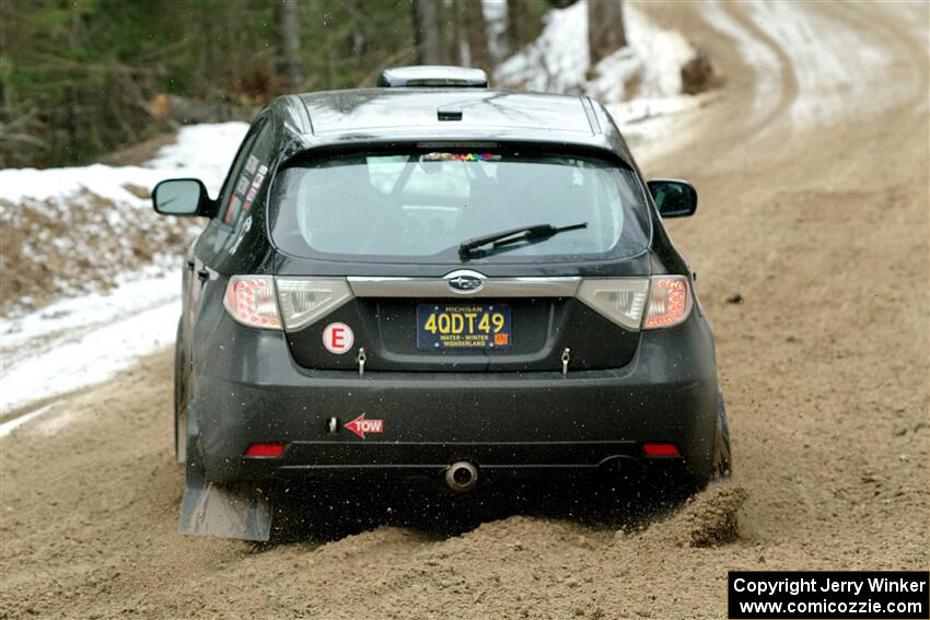 Erik Buetow / Jordan Buetow Subaru Impreza on SS7, Hunters-McCormick Lake I.