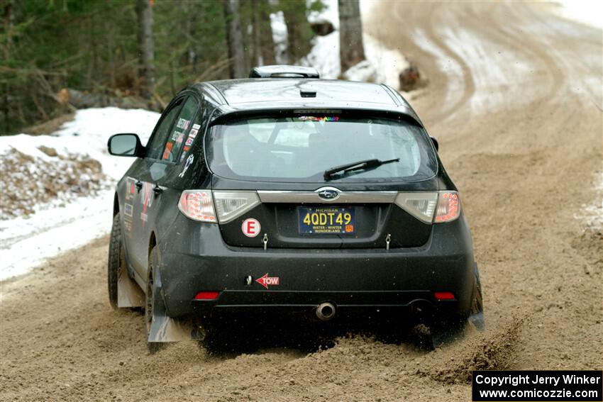 Erik Buetow / Jordan Buetow Subaru Impreza on SS7, Hunters-McCormick Lake I.