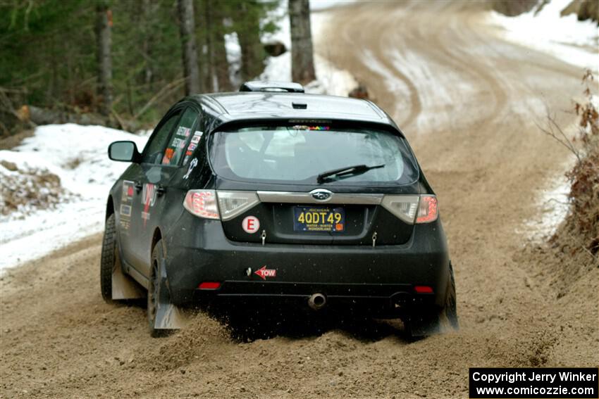 Erik Buetow / Jordan Buetow Subaru Impreza on SS7, Hunters-McCormick Lake I.