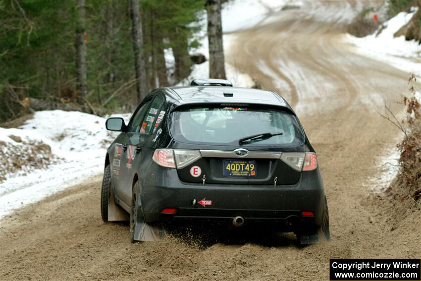 Erik Buetow / Jordan Buetow Subaru Impreza on SS7, Hunters-McCormick Lake I.