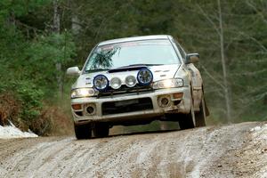 Madelyn Tabor / Sophia McKee Subaru Impreza 2.5RS on SS7, Hunters-McCormick Lake I.