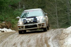 Madelyn Tabor / Sophia McKee Subaru Impreza 2.5RS on SS7, Hunters-McCormick Lake I.