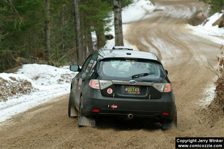 Erik Buetow / Jordan Buetow Subaru Impreza on SS7, Hunters-McCormick Lake I.