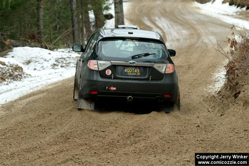 Erik Buetow / Jordan Buetow Subaru Impreza on SS7, Hunters-McCormick Lake I.