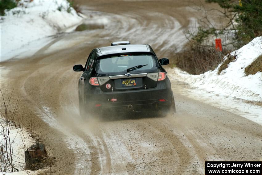 Erik Buetow / Jordan Buetow Subaru Impreza on SS7, Hunters-McCormick Lake I.