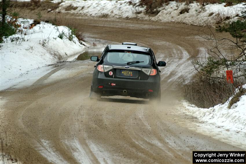 Erik Buetow / Jordan Buetow Subaru Impreza on SS7, Hunters-McCormick Lake I.