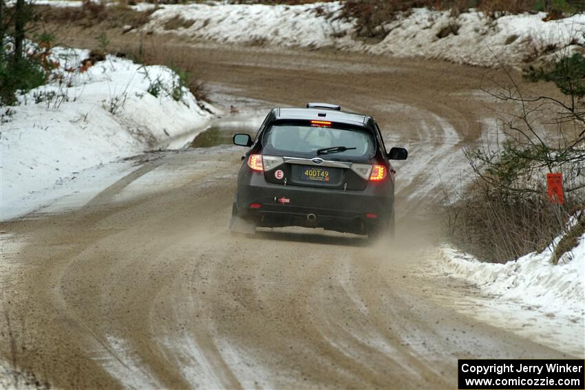 Erik Buetow / Jordan Buetow Subaru Impreza on SS7, Hunters-McCormick Lake I.