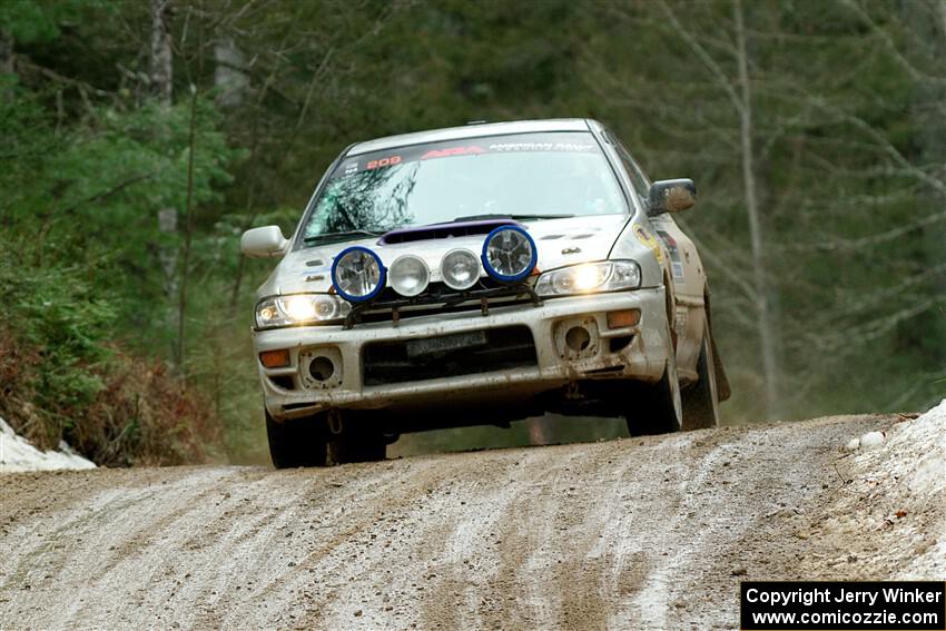 Madelyn Tabor / Sophia McKee Subaru Impreza 2.5RS on SS7, Hunters-McCormick Lake I.