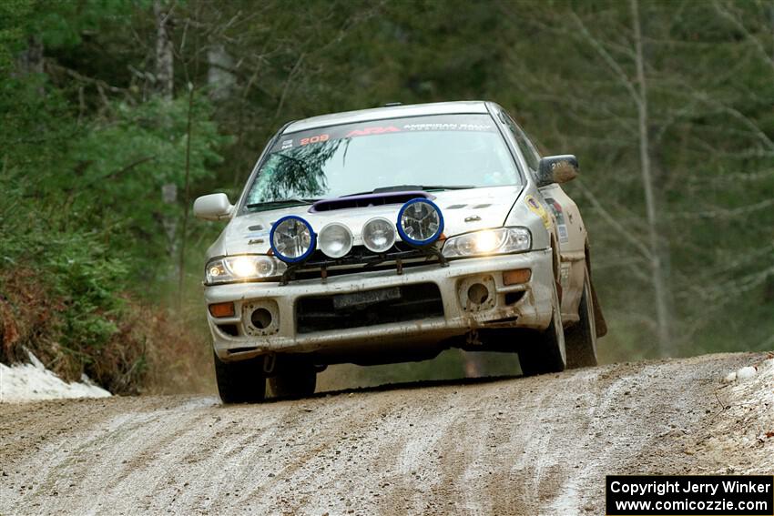 Madelyn Tabor / Sophia McKee Subaru Impreza 2.5RS on SS7, Hunters-McCormick Lake I.