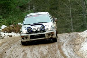 Madelyn Tabor / Sophia McKee Subaru Impreza 2.5RS on SS7, Hunters-McCormick Lake I.