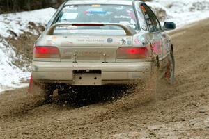 Madelyn Tabor / Sophia McKee Subaru Impreza 2.5RS on SS7, Hunters-McCormick Lake I.