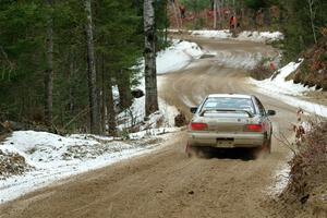 Madelyn Tabor / Sophia McKee Subaru Impreza 2.5RS on SS7, Hunters-McCormick Lake I.