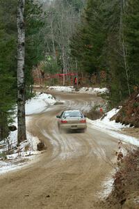 Madelyn Tabor / Sophia McKee Subaru Impreza 2.5RS on SS7, Hunters-McCormick Lake I.