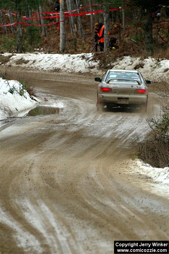 Madelyn Tabor / Sophia McKee Subaru Impreza 2.5RS on SS7, Hunters-McCormick Lake I.